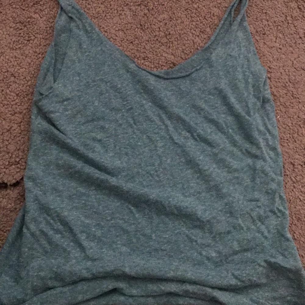 Blue/green tank top